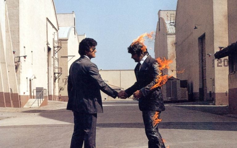 4 Pink Floyd Wish You Were Here 1975 copertina del disco dettaglio Il problema della ricezione (V): il Programma