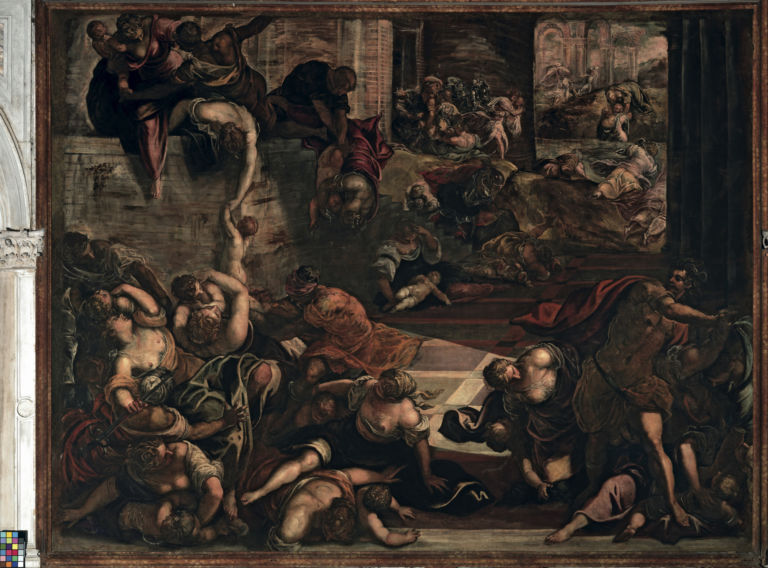 7.J.R.Tintoretto Strage degli Innocenti 1582 1587Scuola Grande di San Rocco Un tango tra Vedova e Tintoretto
