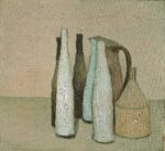 Giorgio Morandi Natura morta 1951 Bologna Museo Morandi Giorgio in casa di René. Morandi protagonista per tutta l’estate al Palais des Beaux-Arts di Bruxelles, ecco le immagini della mostra…