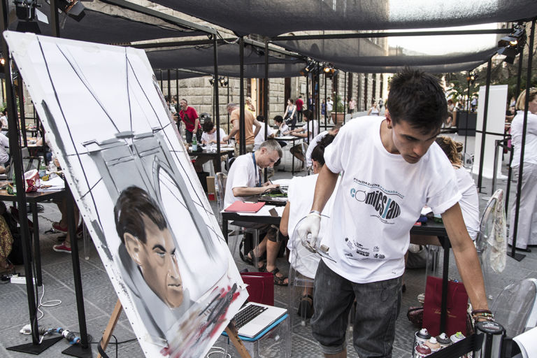 IMG 16251 Moda e motori. A Firenze il rombo di Pitti Immagine Uomo, che omaggia il motociclismo. Torna la prima kermesse italiana del settore moda, con tanti ospiti internaizonali. Pioggia di foto