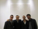 Luigi Carboni con gli artisti Gabriele Arruzzo Marco Neri e Giovanni Termini Le riconfigurazioni di Luigi Carboni