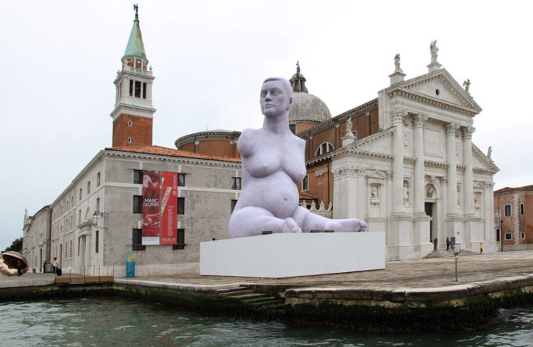 Marc Quinn a San Giorgio (Outside) Biennale di Venezia 2013. I solo show in città