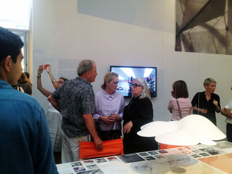 Meryl Streep con il marito Don Gummer e unamica1 L'archistar nel "tempio" dell'arte. Renzo Piano in mostra alla Gagosian Gallery di New York, ecco chiccera all'opening