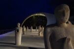 Mimmo Paladino Auditorium Oscar Niemeyer Ravello foto Pino Izzo 2 Paladino omaggia Niemeyer. A Ravello la grande mostra che celebra l’incontro fra i due grandi personaggi, ecco la fotogallery dall’opening…