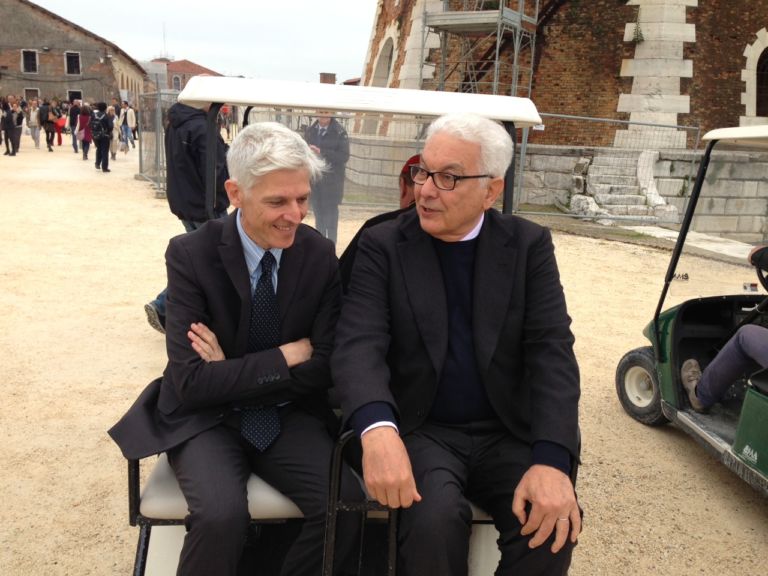 Opening Padiglione della Santa Sede Biennale di Venezia 2013 4 Biennale Updates: la prima volta della Santa Sede. Debutto a Venezia, con un padiglione all’Arsenale che affida a Studio Azzurro, Koudelka e Carrol: tutte le foto del red carpet aperto dal cardinal Ravasi