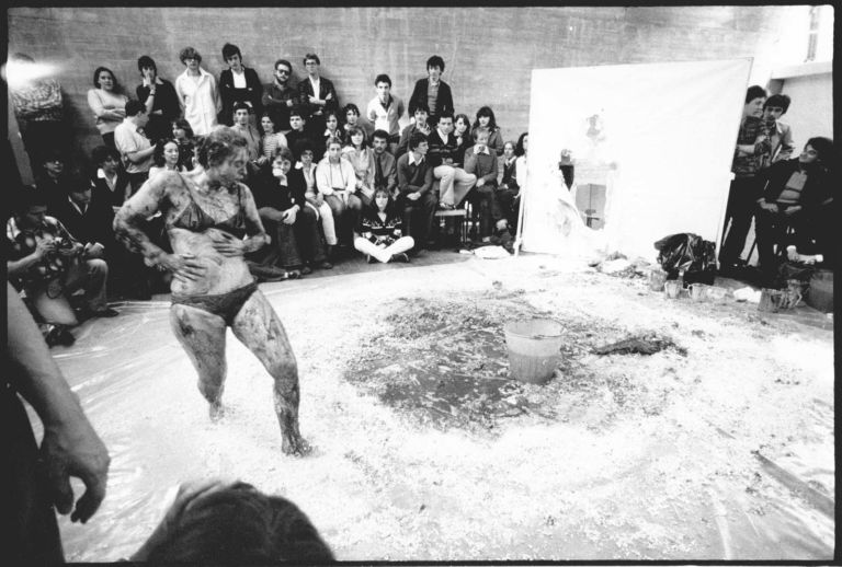 Otto Muehl a Ts 1978 foto di Mario Sillani 6 Gruppo78. Trentacinque anni di battaglie sul confine