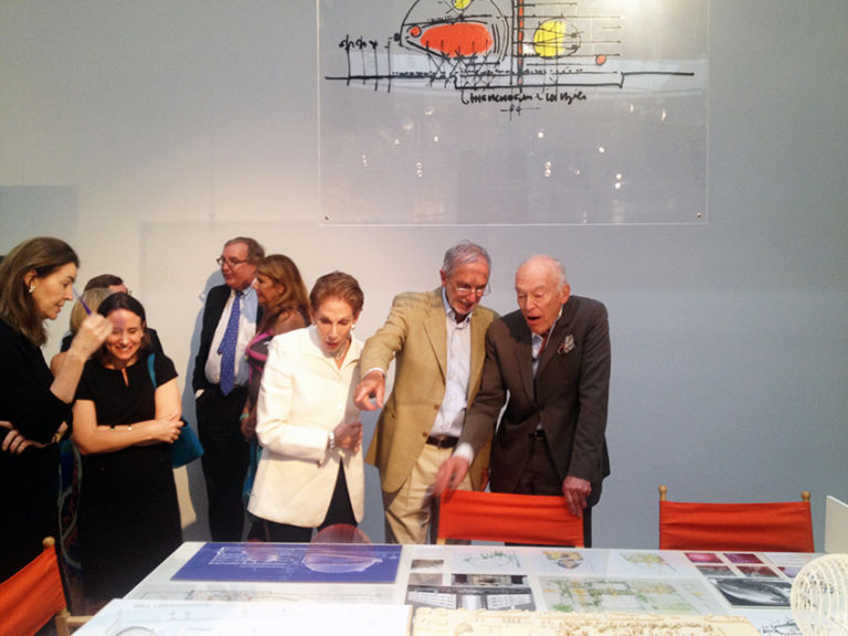 Renzo Piano con Leonard Lauder L'archistar nel "tempio" dell'arte. Renzo Piano in mostra alla Gagosian Gallery di New York, ecco chiccera all'opening