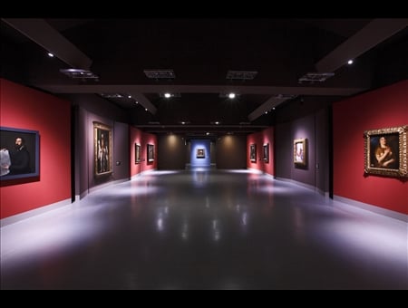 Tiziano - veduta della mostra presso le Scuderie del Quirinale, Roma 2013