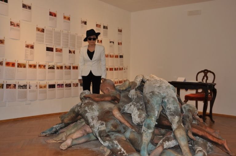 Yoko Ono a Palazzo Bembo Venezia 5 © Yoko Ono courtesy Rene Rietmeyer “Io non sono Fluxus!”. Intervista con Yoko Ono