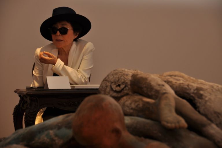 Yoko Ono a Palazzo Bembo Venezia 6 © Yoko Ono courtesy Rene Rietmeyer “Io non sono Fluxus!”. Intervista con Yoko Ono