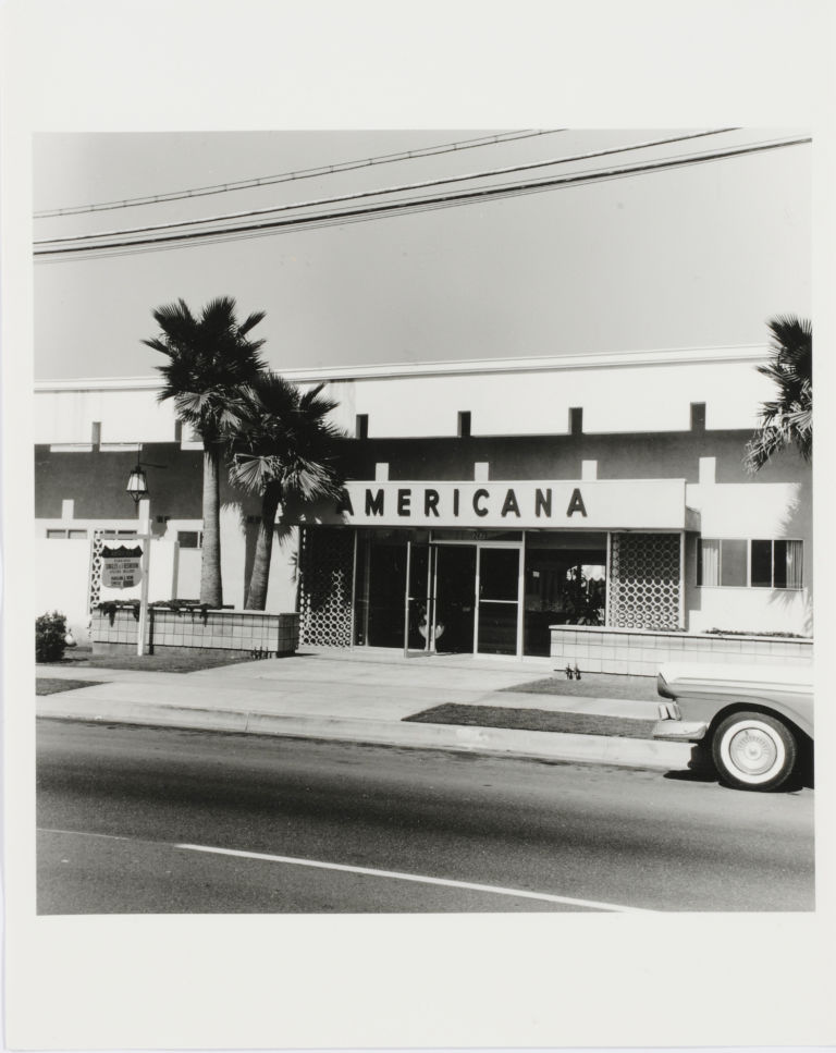 americana Ed Ruscha standard analitico