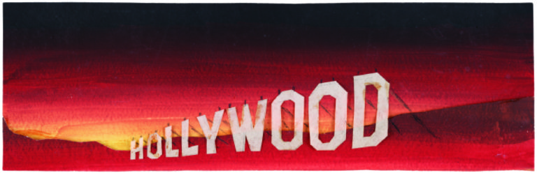 hollywood study 8 Ed Ruscha standard analitico