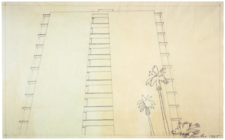 study doheny drive apartment Ed Ruscha standard analitico