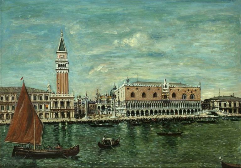 venezia palazzo ducale Un castello per de Chirico