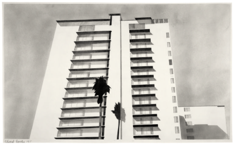 wilshire boulevard Ed Ruscha standard analitico