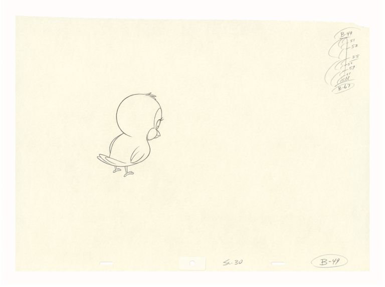 °Mathias Poledna Imitation of Life 2013 Production drawing pencil on animation paper approx 30 5x42cm 16 5x12 inches courtesy the artist L'asinello e l'uccellino. Per una lettura iconografica del cartone di Mathias Poledna
