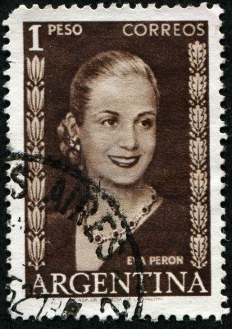 8330256 argentina circa 1948 un timbro stampato in argentina mostra eva peron circa 1948 Nicola Costantino, Rapsodia Inconclusa. Un ritratto di Evita Peròn