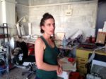 Einat Amir nel suo studio ad Art cube Israele ad arte (contemporanea). Parte II