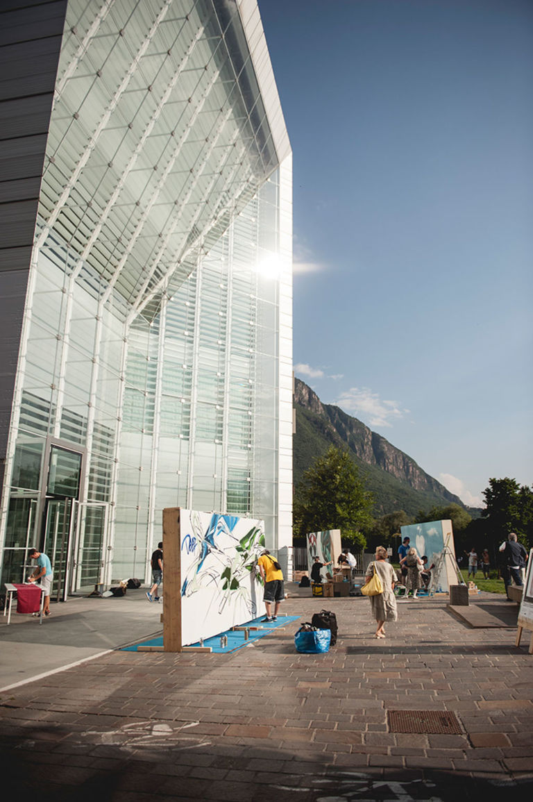 Cans in Frames 2013 Foto Luca Meneghel 7 La street art invade il Museion di Bolzano, con i writer di Murarte. Su Artibune tutte le foto e il video in esclusiva: e sabato 10 agosto il gran finale