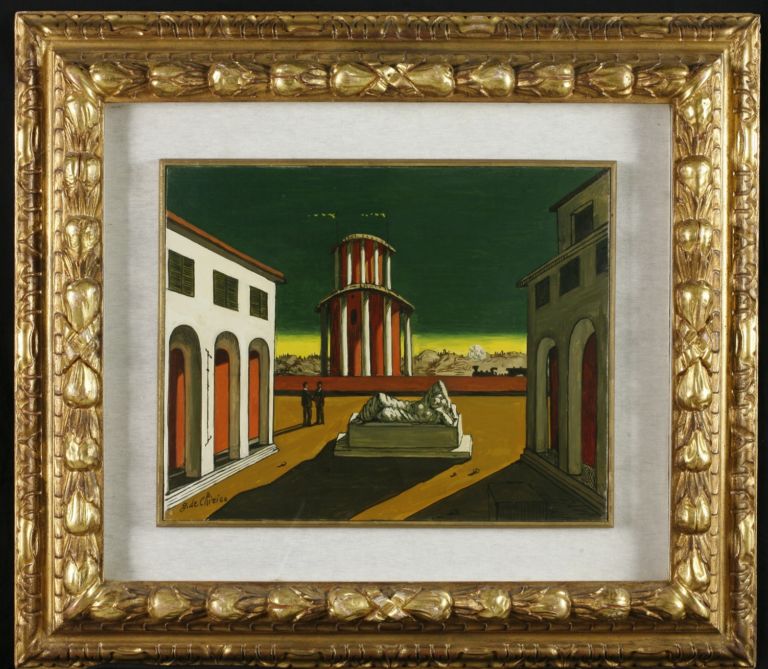 Giorgio de Chirico Piazza dItalia Un boss della ‘ndrangheta con la passione per Fontana e Bonalumi. La collezione di Gioacchino Campolo va ora in mostra al Museo Archeologico Nazionale di Reggio Calabria