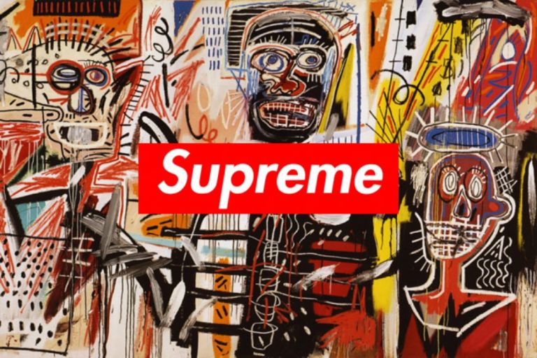 Supreme Jean Michel Basquiat 2 Vestiremo alla Basquiat. Se Hirst disegna foulard per Alexander McQueen e Cattelan felpe per MSGM, Supreme punta sul mitico graffitista