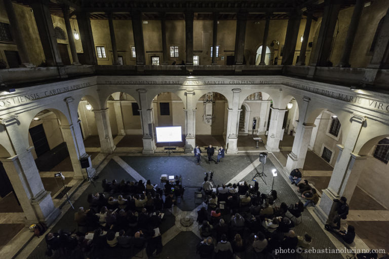 Alberto Di Fabio al Chiostro del Bramante Roma 16 aprile 2013 foto Sebastiano Luciano Metti un martedì sera, a casa di Alberto Dambruoso