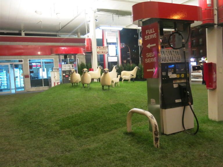 François Xavier Lalanne Sheep Station @ Getty Station I Magnifici 9 New York. The Getty’s Station Week