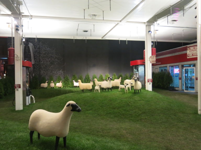 François Xavier Lalanne Sheep Station @ Getty Station II I Magnifici 9 New York. The Getty’s Station Week
