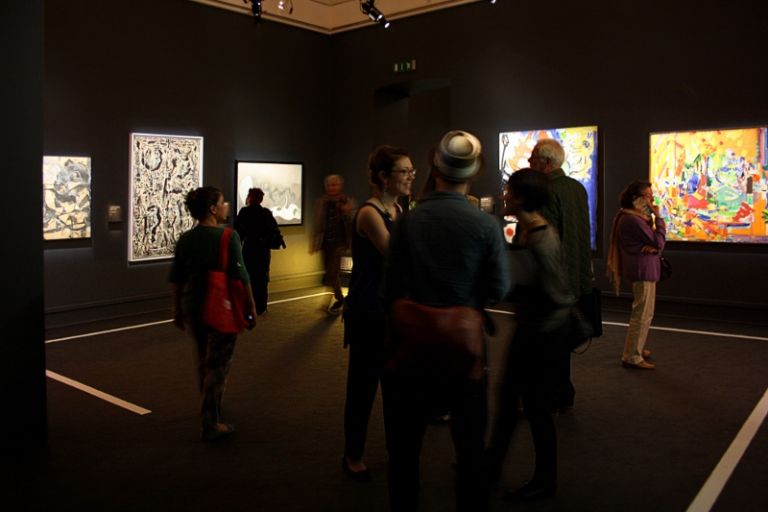 IMG 5655 800x533 Pollock e non solo a Milano: fotogallery e video dalla preview della mostra che a Palazzo Reale racconta la stagione dell’espressionismo astratto. Con il padre del dripping e gli “irascibili” Rothko, de Kooning, Francis...