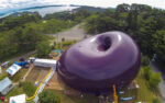 La ArkNova Concert Hall foto lucerne festival arknova 2013 Un pallone d’artista. Lo fanno in Giappone Anish Kapoor e Arata Isozaki, e dentro ci mettono una concert hall. A prova di tsunami…