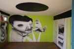 La stanza dipinta dal brasiliano Ethos Snake Art.com La Street Art italiana sbarca a Parigi