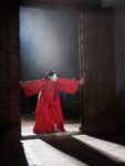Lentrata in scena del tenore Mark Milhofer La Transfigurazione alla Sagra Umbra 2013