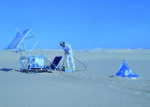 Markus Kayser Solar Sinter machine in the Saharan desert near Siwa Egypt 2011 Il design come filosofia. Intervista a Paola Antonelli