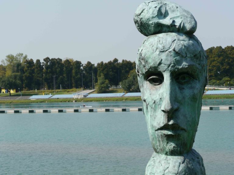 Un dettaglio della scultura di Paolo Delle Monache Venti sculture per rilanciare l’Idroscalo: il “mare di Milano” di trasforma in Parco dell’Arte. Con le opere dei vari Staccioli, Varisco, Perez e Manzù; in attesa si trovino i soldi per produrre site-specific