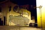 viasangiovanninight01 ERICAilCANE TELLAS CRISA Ericailcane e i muri di Cagliari. Wall painting, tra la città e il paesaggio