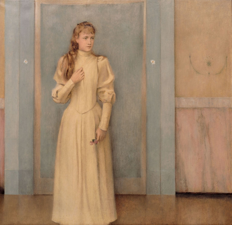 11. Khnopff Ritratto postumo di Marguerite Landuyt Modernità del Simbolismo. La tesi del LAC di Lugano