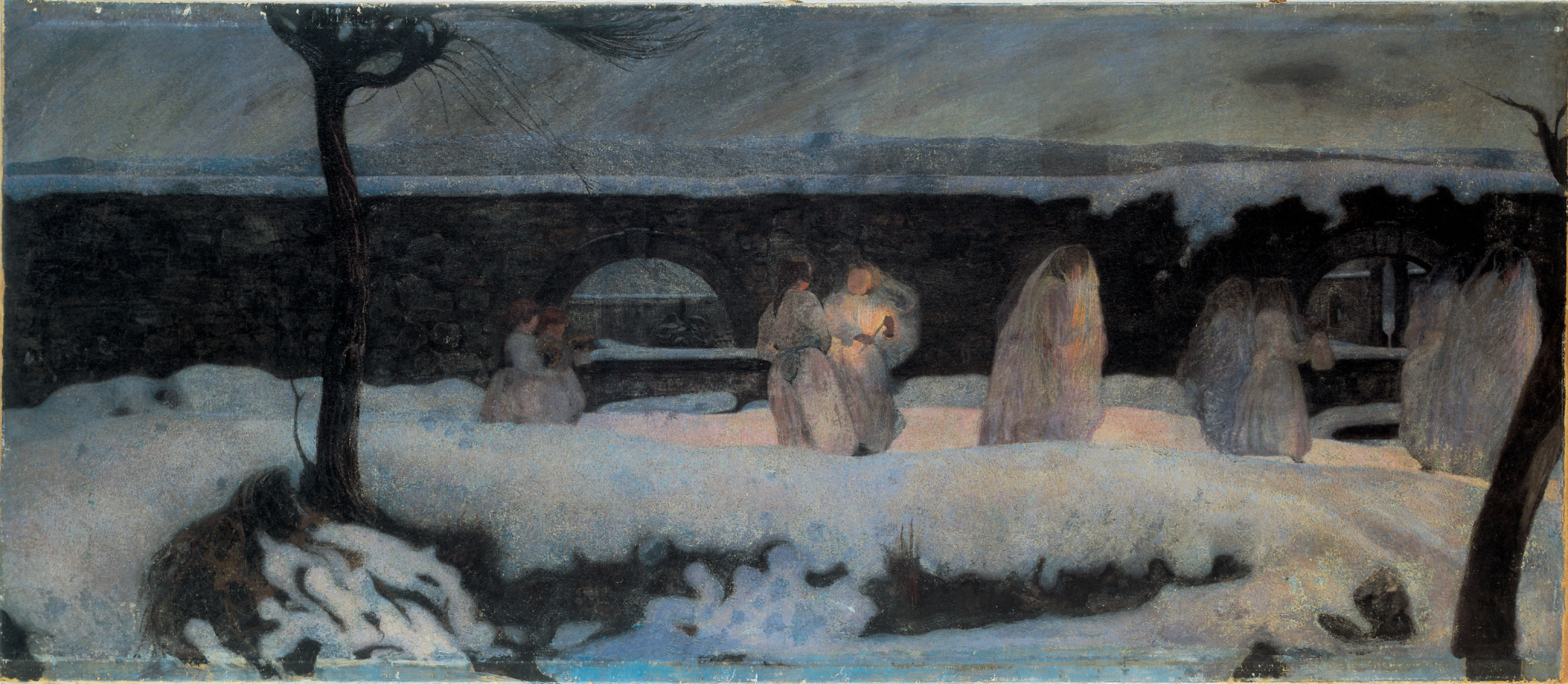 Edoardo Berta, Funerale Bianco, 1901 – Locarno, Pinacoteca Comunale Casa Rusca