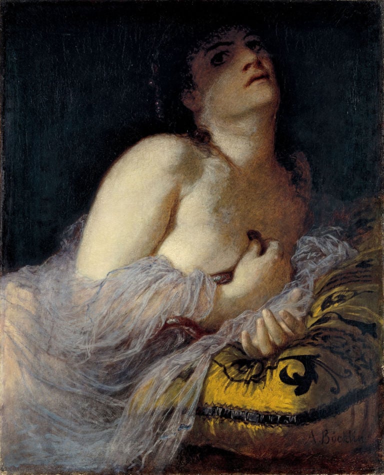 21. Bîcklin Cleopatra morente Modernità del Simbolismo. La tesi del LAC di Lugano