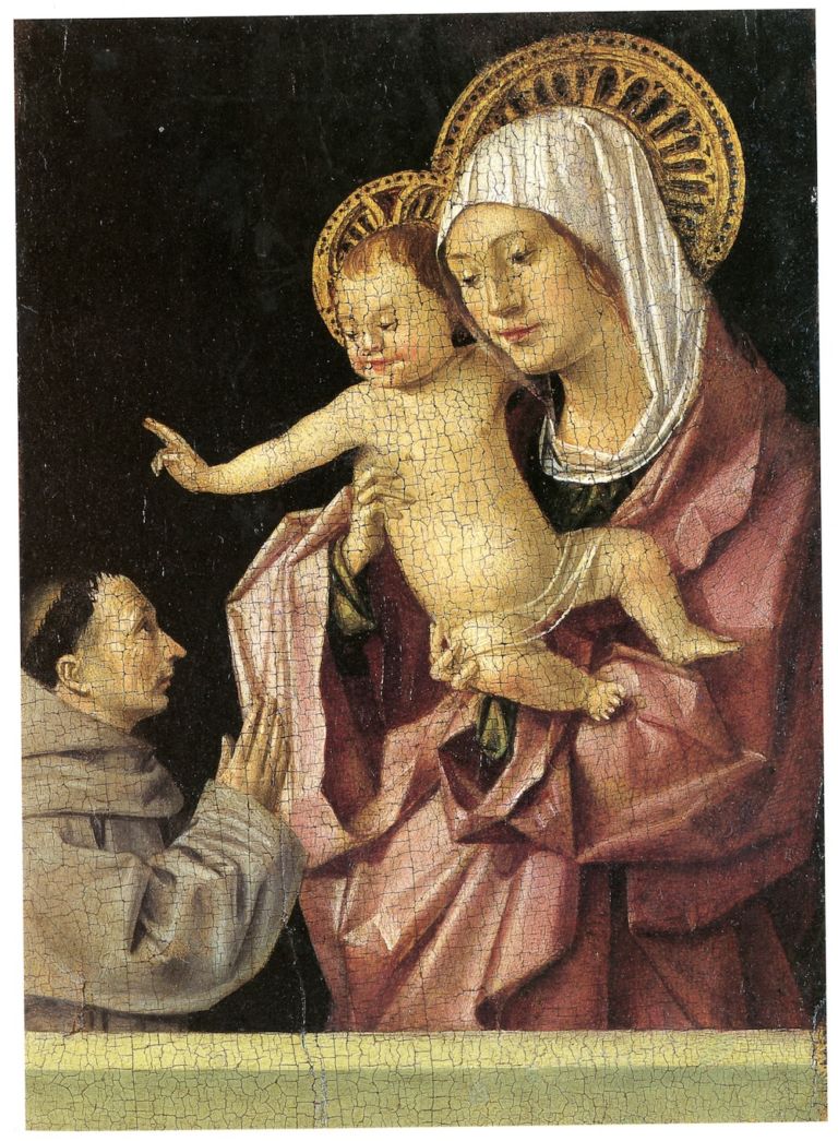 Antonello da Messina Madonna con Bambino e francescano in adorazione recto 1465 ca. Messina Museo Nazionale Scenari inediti al Mart. Con Antonello