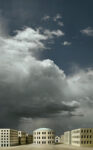 Elogio della nuvola 2013 cm 178x110 stampa a pigmenti su carta di puro cotone Prospettiva e nuvole secondo Gioberto Noro