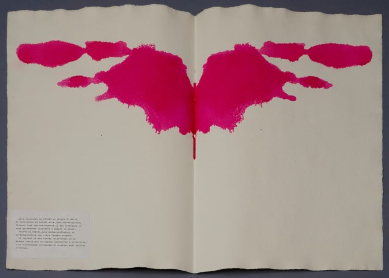 Fabro Macchie di Rorschach 1 1976 Luciano Fabro: opere in di-segni