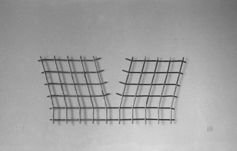Fabro Struttura ortogonale... 1964 Luciano Fabro: opere in di-segni