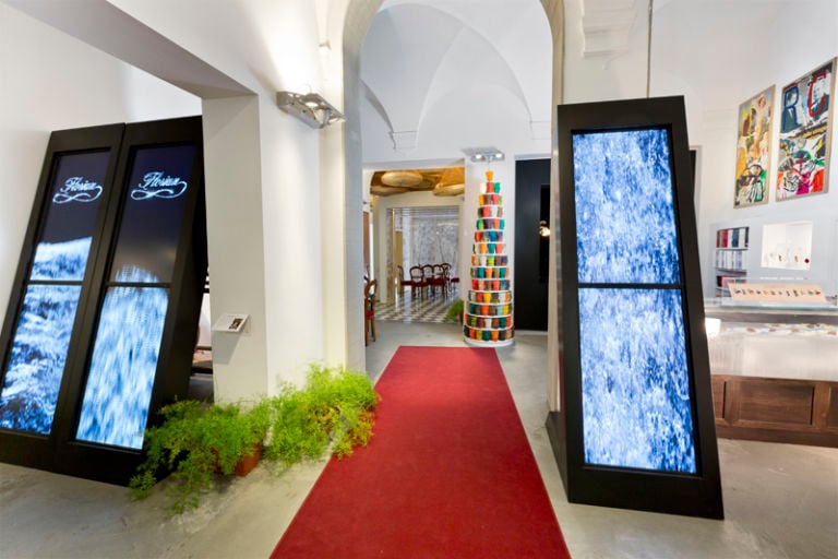 Inaugurazione Caffè Florian Firenze 9 Da Venezia a Firenze, è ancora Caffè Florian. Tanta arte contemporanea anche nella rinnovata location di via del Parione, ecco chiccera all’opening