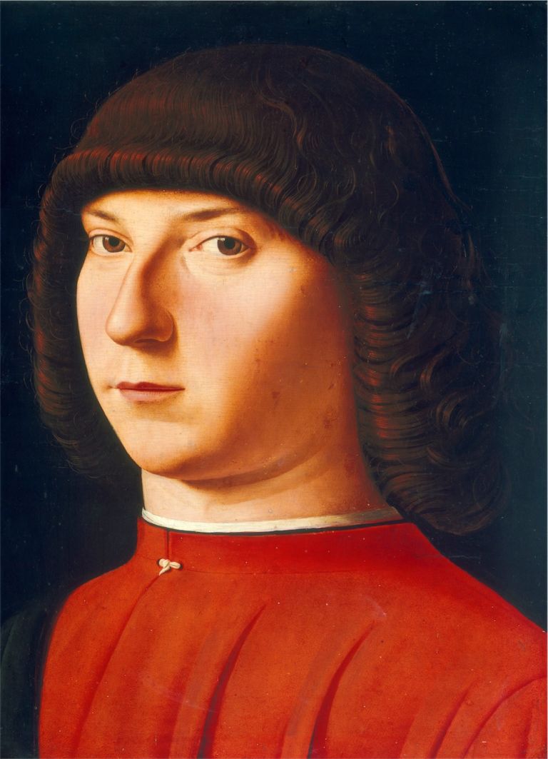 Jacobello di Antonello Ritratto di giovane Washington National Gallery of Art Coll. Mellon Scenari inediti al Mart. Con Antonello