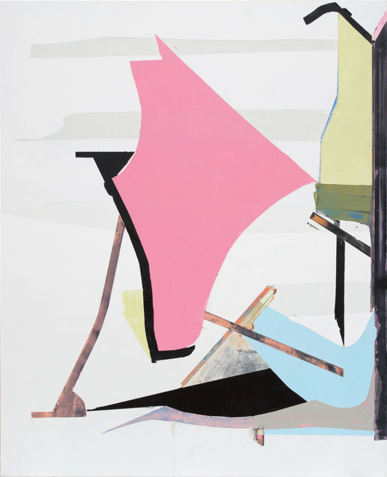 Jessica Buhlmann Zephyr 2010 190 cm x 155 cm Oil on Canvas Astratti complementari. Cannaviello guarda a Berlino