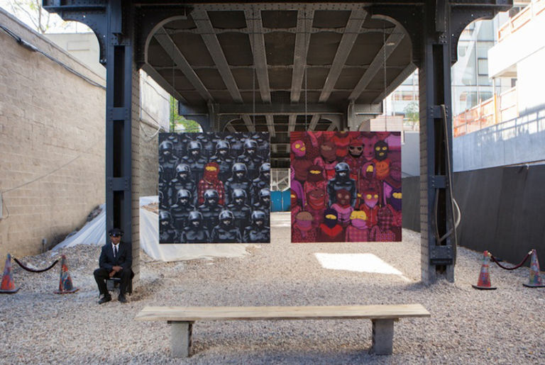 Os GemeosBanksy Banksy, si chiude. L’intervento della polizia mette fine in anticipo alla residenza artistica dello street artist a New York: ecco come è andata