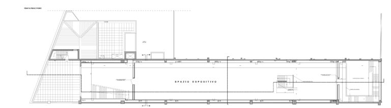 Planimetria MEF piano primo Aprirà a primavera 2014 a Torino il nuovo Museo Ettore Fico. Lavori serrati alla nuova struttura che sarà diretta da Andrea Busto: ecco in anteprima le immagini di location e progetti