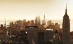 View of World Trade Center from Midtown Courtesy of Silverstein Properties Da Ground Zero a New World Trade Center