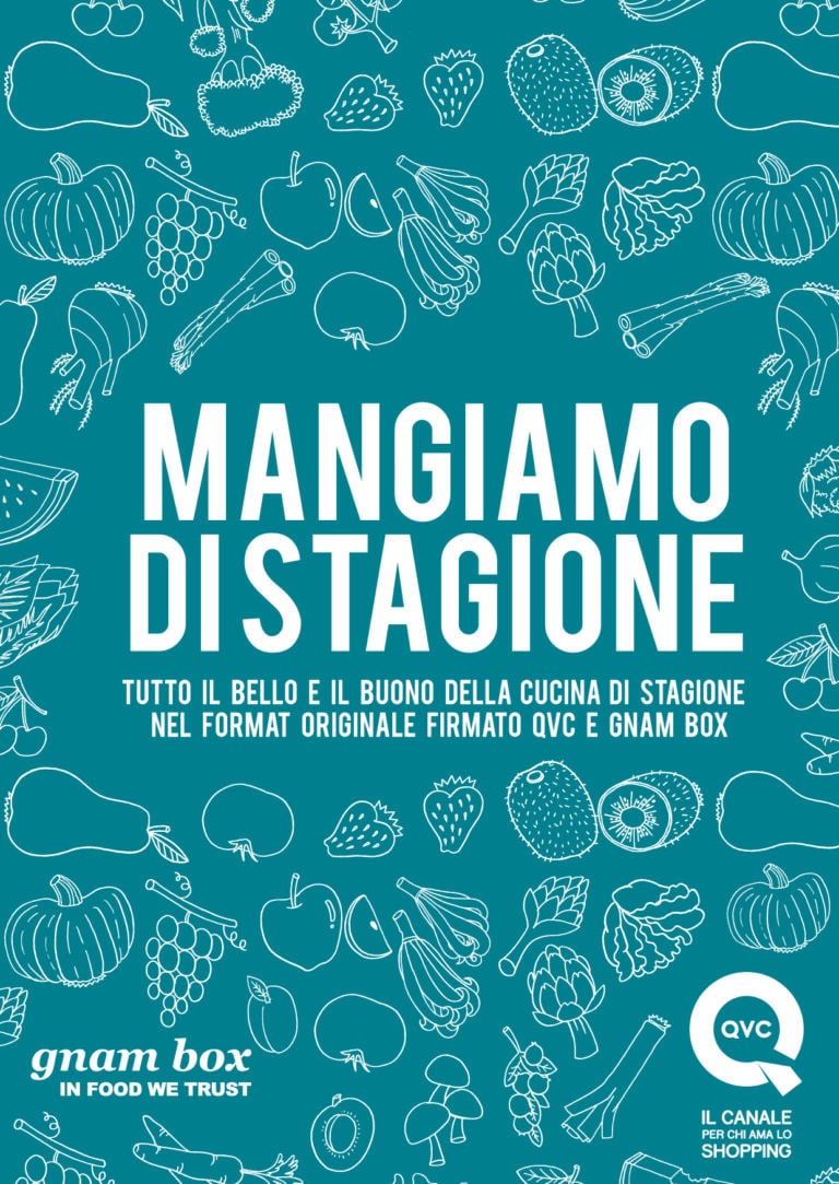 grafica Dal cibo al design con furore. Riccardo Casiraghi e Stefano Paleari, in arte Gnam Box, firmano una collezione di biancheria da tavola e un programma tv