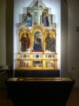 Bizhan Bassiri Riserva Aurea Galleria Nazionale dell’Umbria Serpe Aurea e Piero della Francesca e1385201201211 Bizhan Bassiri in visita a Piero della Francesca. La Galleria Nazionale dell’Umbria invasa dalle opere dell’artista persiano-romano, ecco le immagini dell’opening perugino